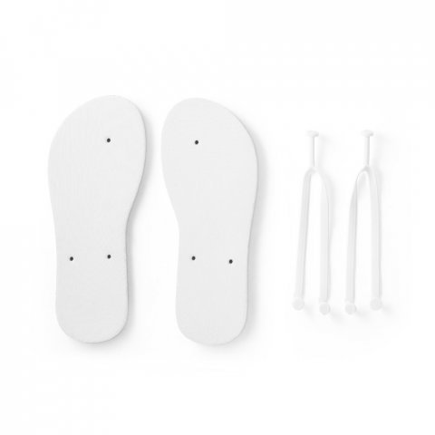 BALI P / M. Chinelos com sola totalmente personaliz&aacute;vel em sublima&ccedil;&atilde;o - Branco