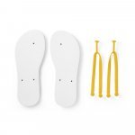 BALI P / M. Chinelos com sola totalmente personaliz&aacute;vel em sublima&ccedil;&atilde;o - Amarelo