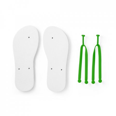 BALI P / M. Chinelos com sola totalmente personaliz&aacute;vel em sublima&ccedil;&atilde;o - Verde