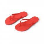 MAUPITI S / M. Chinelos confort&aacute;veis com sola em PE e tira em PVC - Vermelho