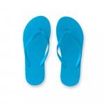 MAUPITI S / M. Chinelos confort&aacute;veis com sola em PE e tira em PVC - Azul claro