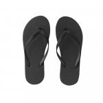 MAUPITI L / XL. Chinelos confort&aacute;veis com sola em PE e tira em PVC - Preto