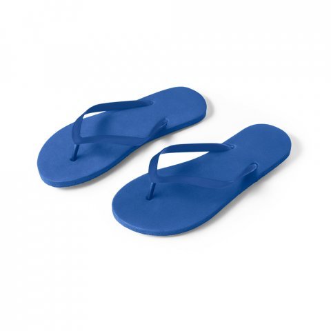 MAUPITI L / XL. Chinelos confort&aacute;veis com sola em PE e tira em PVC - Azul