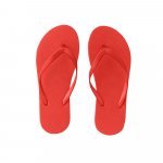 MAUPITI L / XL. Chinelos confort&aacute;veis com sola em PE e tira em PVC - Vermelho