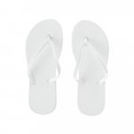 MAUPITI L / XL. Chinelos confort&aacute;veis com sola em PE e tira em PVC - Branco