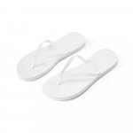 MAUPITI L / XL. Chinelos confort&aacute;veis com sola em PE e tira em PVC - Branco
