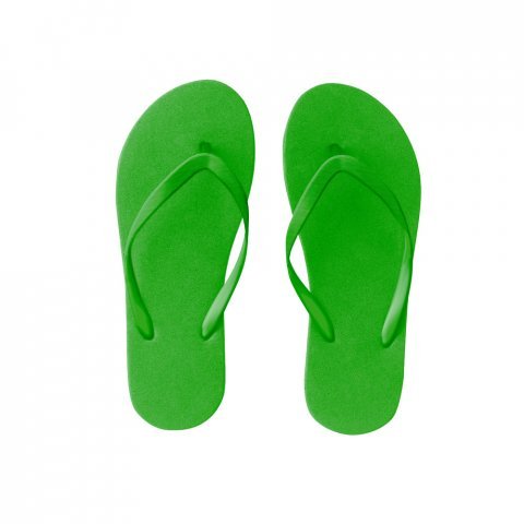 MAUPITI L / XL. Chinelos confort&aacute;veis com sola em PE e tira em PVC - Verde