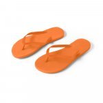 MAUPITI L / XL. Chinelos confort&aacute;veis com sola em PE e tira em PVC - Laranja