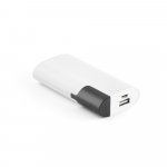 HUBBLE. Bateria port&aacute;til em ABS com bateria pol&iacute;mero de l&iacute;tio 4.000 mAh - Branco