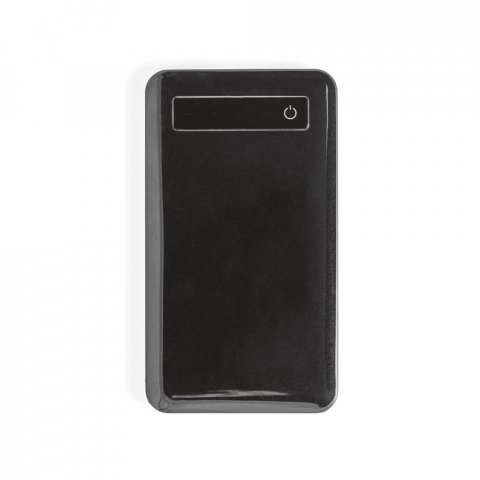 SAGAN. Bateria port&aacute;til com ecr&atilde; touch e indicador de carga 4.000 mAh - Preto