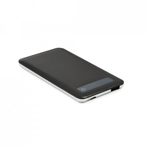 SAGAN. Bateria port&aacute;til com ecr&atilde; touch e indicador de carga 4.000 mAh - Preto