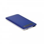 SAGAN. Bateria port&aacute;til com ecr&atilde; touch e indicador de carga 4.000 mAh - Azul