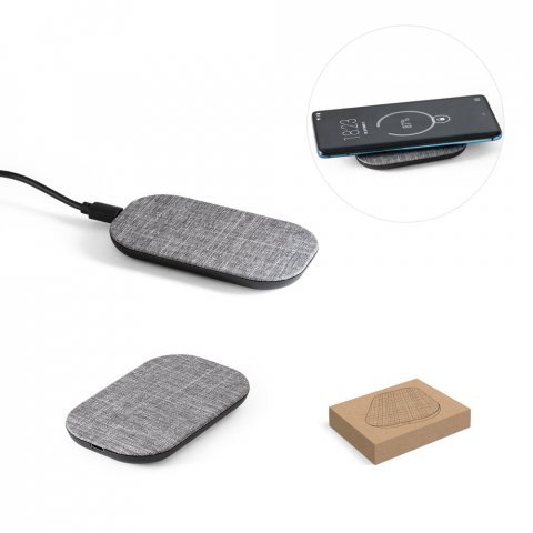 RENEWAL CHARGER. Carregador por indu&ccedil;&atilde;o em PET 100% reciclado