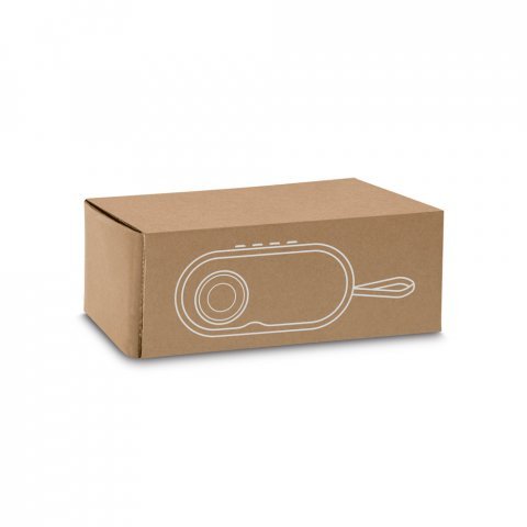 TILLY. Caixa de som port&aacute;til com autonomia de 5h (1.200 mAh), em bambu e ABS 100% reciclado