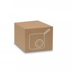MAYER. Caixa de som port&aacute;til com autonomia de 4h (500 mAh), em bambu e ABS 100% reciclado