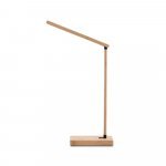 MOREY. Lumin&aacute;ria com carregador por indu&ccedil;&atilde;o super-r&aacute;pido (15W), em bambu - Natural