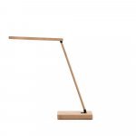 MOREY. Lumin&aacute;ria com carregador por indu&ccedil;&atilde;o super-r&aacute;pido (15W), em bambu - Natural