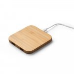 DALTON. Carregador por indu&ccedil;&atilde;o super-r&aacute;pido em bambu (15 W) - Natural
