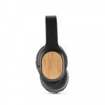 GOULD. Fones de ouvido wireless com autonomia de 5h (400 mAh), em bambu e ABS - Preto