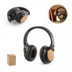 GOULD. Fones de ouvido wireless com autonomia de 5h (400 mAh), em bambu e ABS