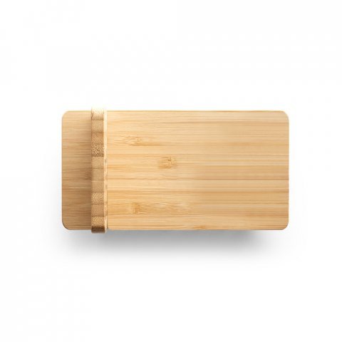 LANGE. Carregador por indu&ccedil;&atilde;o super-r&aacute;pido e suporte em bambu para smartphone (15 W) - Natural