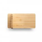 LANGE. Carregador por indu&ccedil;&atilde;o super-r&aacute;pido e suporte em bambu para smartphone (15 W) - Natural