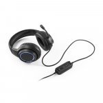 THORNE HEADSET RGB. Fones de ouvido para jogos com luzes RGB e microfone de alta qualidade - Preto