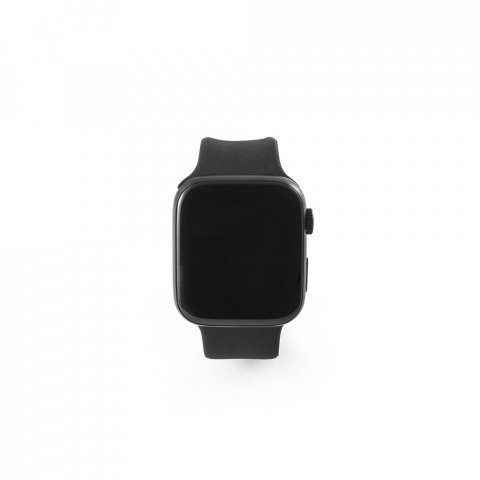 WILES. Rel&oacute;gio inteligente com bracelete em silicone e &agrave; prova de salpicos de &aacute;gua (IPX4) - Preto