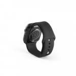 WILES. Rel&oacute;gio inteligente com bracelete em silicone e &agrave; prova de salpicos de &aacute;gua (IPX4) - Preto