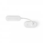 NESBIT II. Lumin&aacute;ria de mesa port&aacute;til em ABS 65% reciclado com 140 lumen - Branco