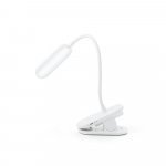 NESBIT II. Lumin&aacute;ria de mesa port&aacute;til em ABS 65% reciclado com 140 lumen - Branco