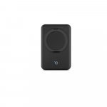 WARSHEL 10. Bateria port&aacute;til magn&eacute;tica com carregador por indu&ccedil;&atilde;o super-r&aacute;pido (10.000 mAh), em ABS 100% reciclado - Preto