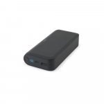 BECKER 20. Bateria port&aacute;til com carregador por indu&ccedil;&atilde;o super-r&aacute;pido (20.000 mAh), em ABS 100% reciclado - Preto