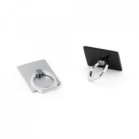 GEORGES. Suporte para celular em ABS - Preto