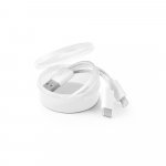 EMMY. Cabo USB 3 em 1 em ABS e PVC - Branco
