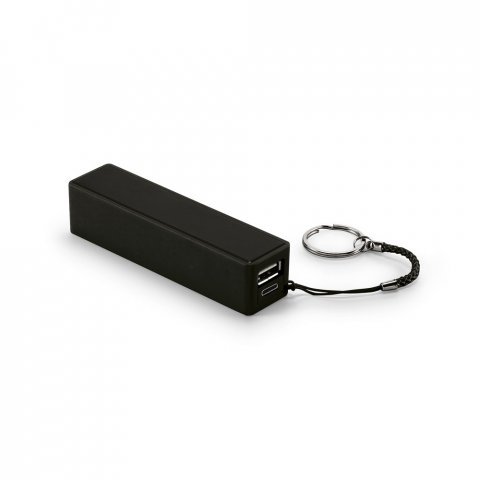 BIT 1. Bateria port&aacute;til em ABS (1.200 mAh) - Preto