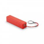BIT 1. Bateria port&aacute;til em ABS (1.200 mAh) - Vermelho