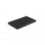 WIGNER. Bateria port&aacute;til em ABS 100% reciclado (4.000 mAh) - Preto