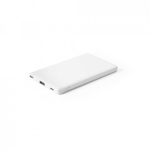 WIGNER. Bateria port&aacute;til em ABS 100% reciclado (4.000 mAh) - Branco