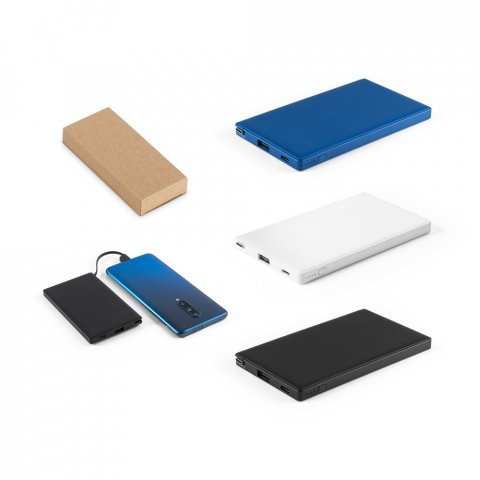 WIGNER. Bateria port&aacute;til em ABS 100% reciclado (4.000 mAh)
