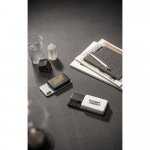 AMPERE 5. Bateria port&aacute;til magn&eacute;tica com carregador por indu&ccedil;&atilde;o super-r&aacute;pido (5.000 mAh), em ABS 100% reciclado