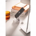BROGLIE. Carregador magn&eacute;tico por indu&ccedil;&atilde;o super-r&aacute;pido, dobr&aacute;vel, que permite carregar tr&ecirc;s dispositivos simultaneamente, em ABS 100% reciclado