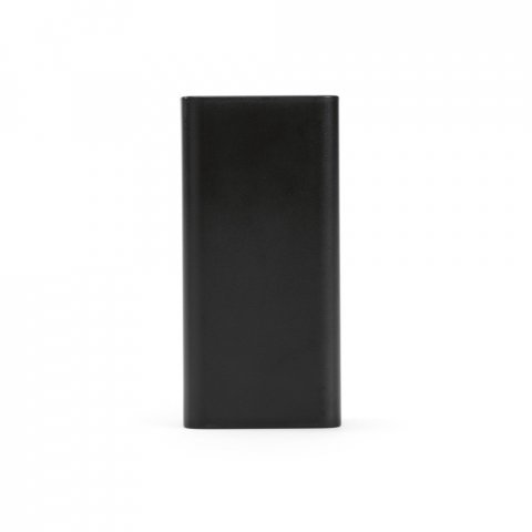 GURDON. Bateria port&aacute;til em ABS 100% reciclado (30.000 mAh) - Preto