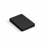 SMOOT 10. Bateria port&aacute;til com carregador por indu&ccedil;&atilde;o em ABS 100% reciclado (10.000 mAh) - Preto