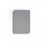 SMOOT 10. Bateria port&aacute;til com carregador por indu&ccedil;&atilde;o em ABS 100% reciclado (10.000 mAh) - Cromado