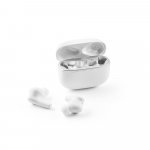 CAUBY. Fones de ouvido wireless  com ANC e autonomia de 7h, em ABS 100% reciclado - Branco