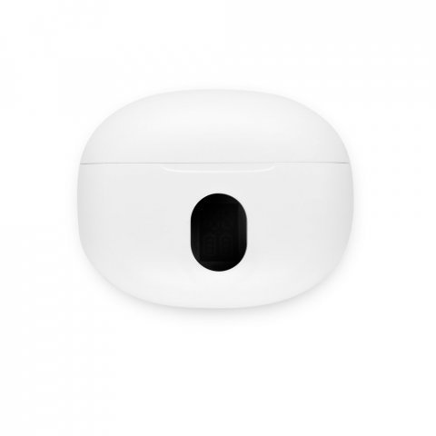 CAETANO. Fones de ouvido wireless com autonomia de 4h (200 mAh), em ABS 100% reciclado - Branco