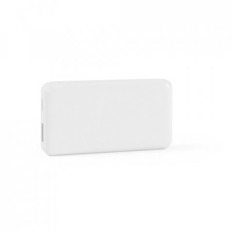 SHERYL. Bateria port&aacute;til em ABS 100% reciclado (4.000 mAh) - Branco