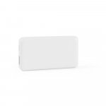 SHERYL. Bateria port&aacute;til em ABS 100% reciclado (4.000 mAh) - Branco
