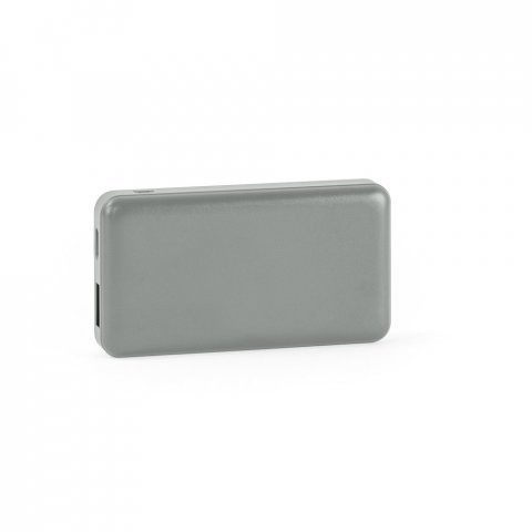 SHERYL. Bateria port&aacute;til em ABS 100% reciclado (4.000 mAh) - Cinza